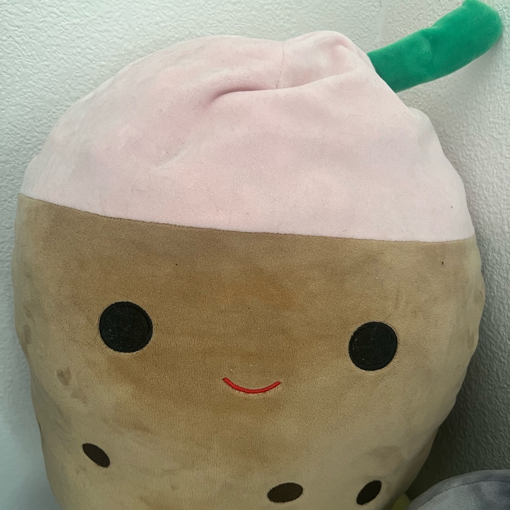 Squishmallows Bernice the boba tea 16” stuffed animal plushie